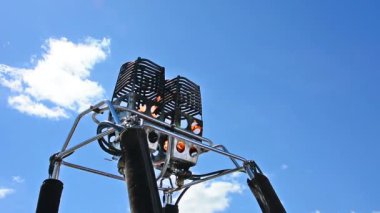 Sıcak hava balonu için yazıcı.