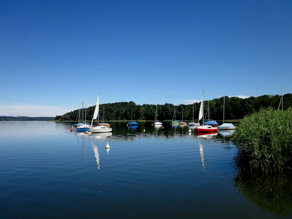 Lake simssee, Beieren, Duitsland Stockfoto