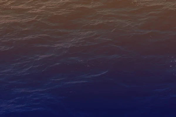 Layout Criativo Feito Superfície Mar Mediterrâneo Com Gradiente Cores Laranja — Fotografia de Stock
