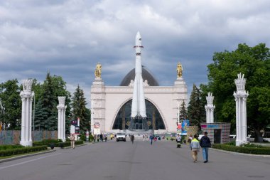Moskova, Rusya - 3 Haziran 2019: Pavilion 32 