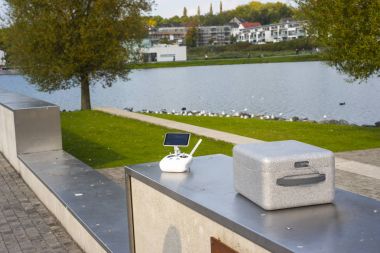 Drone cihazların Gölü yakınında