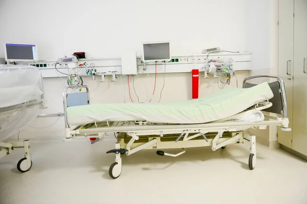 Intensive care unit and trauma care unit of a hospital\'s emergency department.