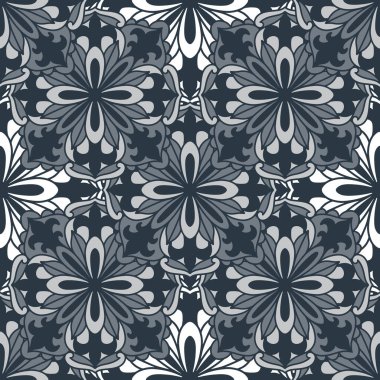 Soyut süslemesiz desen. Damask çiçek bağcığı. Kraliyet Victoria tarzı..