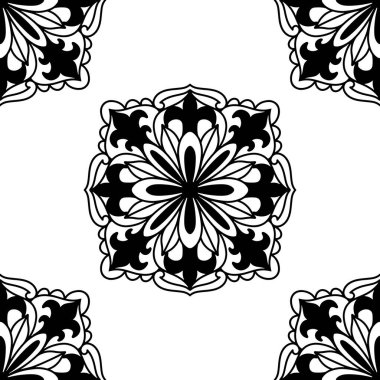 Soyut süslemesiz desen. Damask çiçek bağcığı. Kraliyet Victoria tarzı..