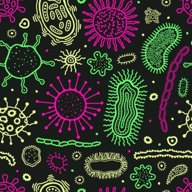 Desensiz Coronovirus enfeksiyonu COVID-19. 20. yüzyıl salgını, hava yoluyla bulaşıyor. Vektör illüstrasyonu.