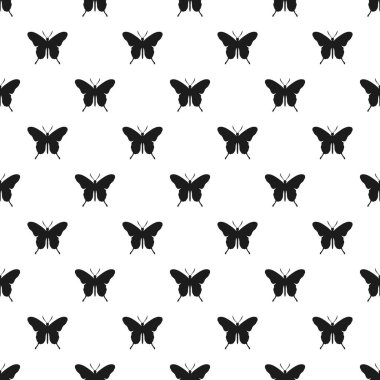 Kelebek desensiz. Kapaklar, kumaş, tekstil için tasarım. Vektör illüstrasyonu.
