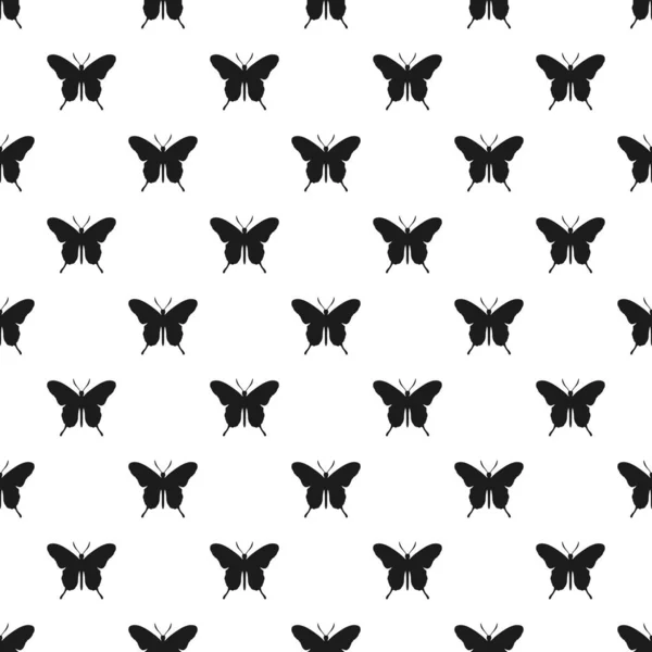 Borboleta Sem Costura Padrão Design Para Capas Tecido Textile Vector —  Vetores de Stock