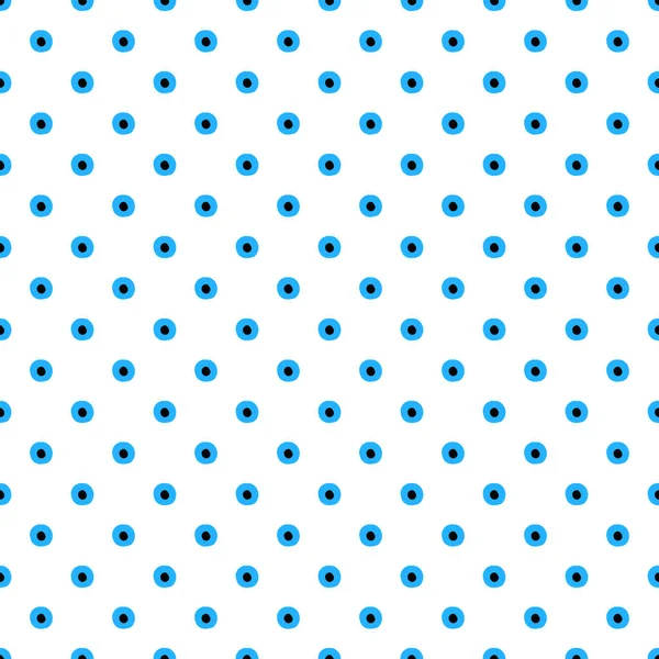 Modèle sans couture avec motif de points. Icône imprimé à la main . — Image vectorielle