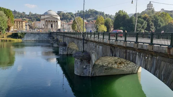 Torino Italië 2019 Een Geweldig Onderschrift Van Turijn Stad Een — Stockfoto