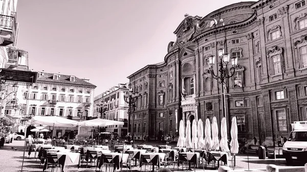 Torino Itália 2019 Uma Incrível Legenda Cidade Turim Belo Dia — Fotografia de Stock