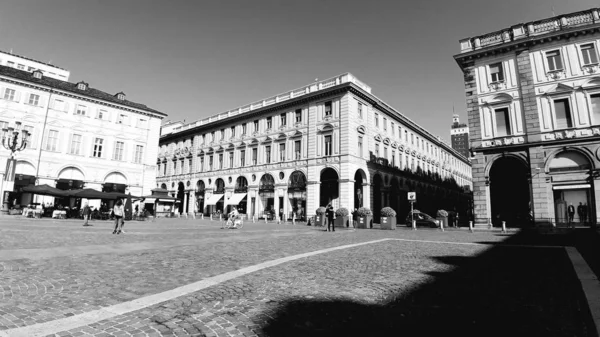 Torino Italy 2019 Amazing Caption Turin City Beautifull Sunny Day — стоковое фото