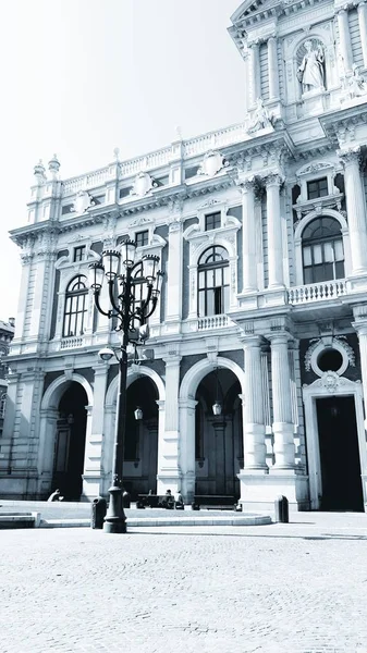 Torino Italië 2019 Een Geweldig Onderschrift Van Turijn Stad Een — Stockfoto