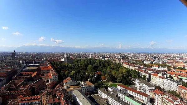 Torino Italia 2019 Subtítulo Increíble Ciudad Turín Hermoso Día Soleado — Foto de Stock
