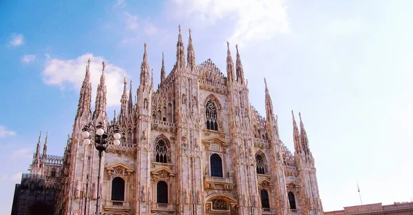 Milão Itália 2019 Uma Legenda Incrível Duomo Milão Dias Inverno — Fotografia de Stock