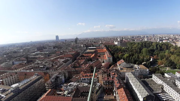 Turin Italy 004 2019 Beautiful Panoramic View Mole Antoneliana City — стоковое фото