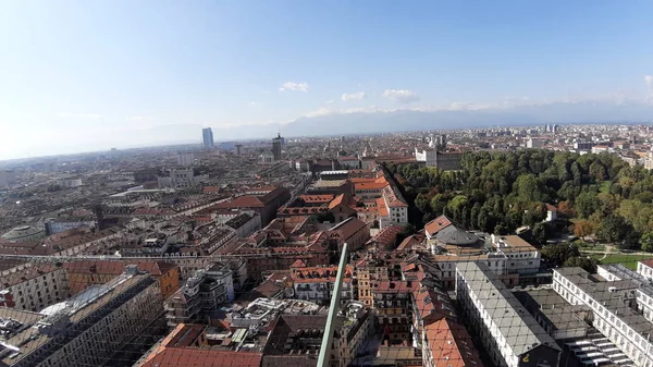 Turin Italy 004 2019 Beautiful Panoramic View Mole Antoneliana City — стоковое фото