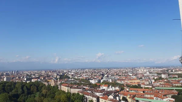 Turijn Italië 004 2019 Prachtig Panoramisch Uitzicht Van Mole Antoneliana — Stockfoto