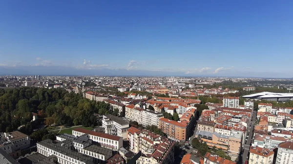Turin Italien 004 2019 Schöner Panoramablick Von Mole Antoneliana Auf — Stockfoto