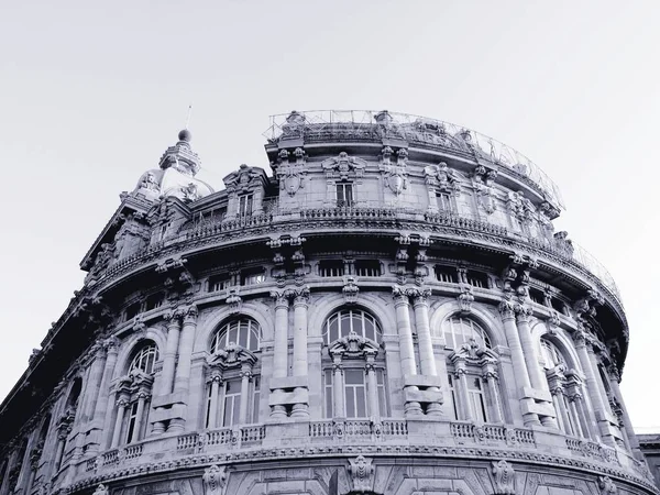 Genova Italië 2020 Panoramisch Uitzicht Het Centrum Van Genua Winter — Stockfoto