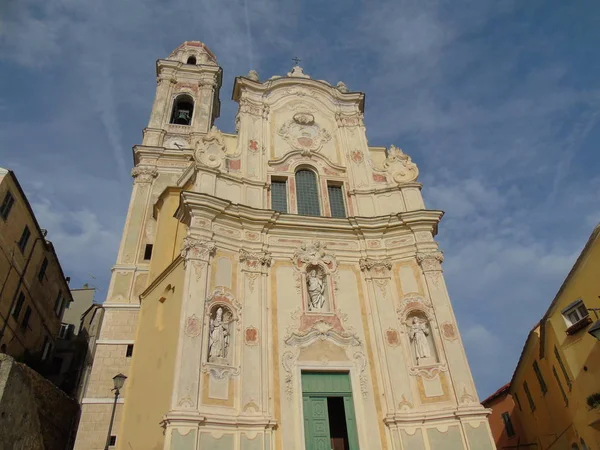 Cervo Ligure Italien 2020 Das Dorf Cervo Der Italienischen Riviera — Stockfoto