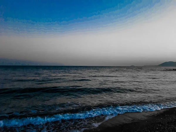 Genua Italien 2020 Alte Fotografien Der Ligurischen Küste Die Während — Stockfoto