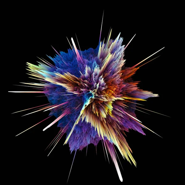 Explosion colorée abstraite — Photo