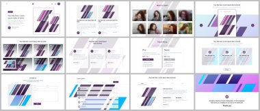 En az sunular, Portföy şablonlar. Basit öðeler beyaz arka plan üzerinde. Broşür kapak vektör tasarımı. El ilanı, broşür, broşür, sunu slaytlarını rapor, pazarlama, reklam.