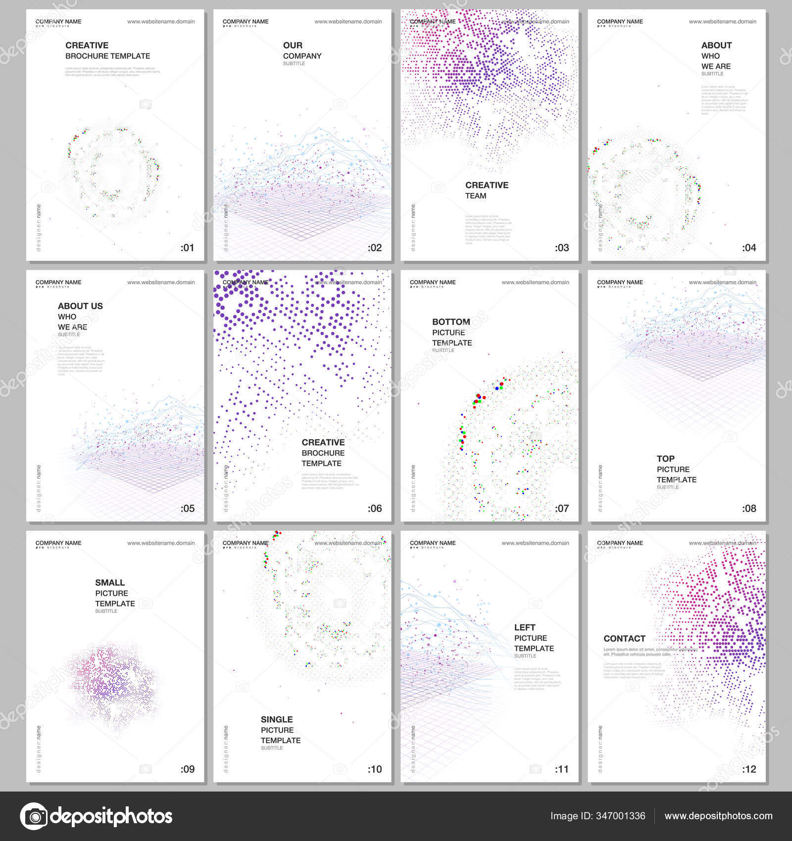 Broschure Layout Der Cover Design Vorlagen Fur Flyer Broschure Broschure Design Bericht Prasentation Zeitschriftencover Buchdesign Deep Learning Kunstliche Intelligenz Visualisierung Von Big Data Vektorgrafik Lizenzfreie Grafiken