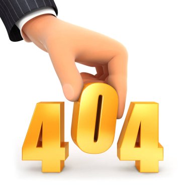 3D el ve Hata 404 kavramı