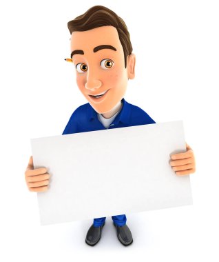 3B mekanik bir Pano holding