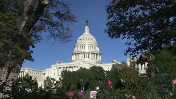 The US Capitol in Washington, DC — Stock Video