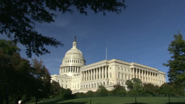 El Capitolio de Estados Unidos en Washington, DC — Vídeos de Stock