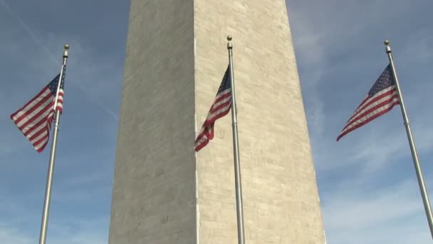 Washington, Dc, Amerikai Egyesült Államok - 2016. október 28. - a Washington emlékmű, Washington, Dc — Stock videók