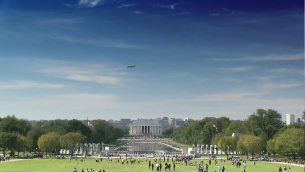 リンカーン記念館 — ストック動画