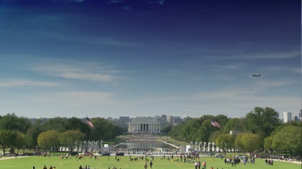 林肯纪念堂 — 图库视频影像