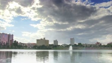Zaman atlamalı şehir merkezindeki Lakeland, Florida