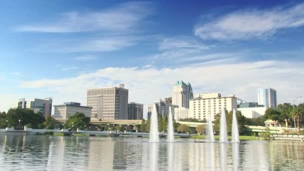 Time-lapse van het centrum van Orlando, Florida — Stockvideo