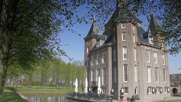 Castle Heemstede in The Netherlands — Stock Video