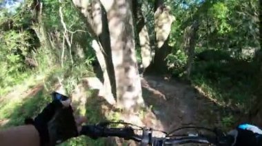 Dağ bisikleti Central Florida bir parkta