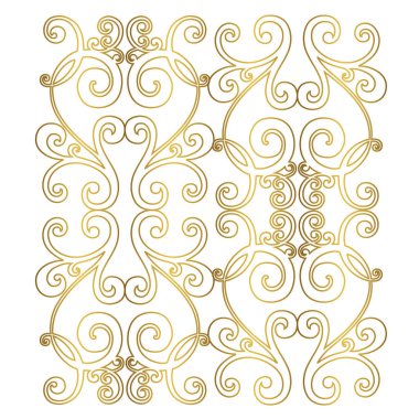 Klasik barok süsü. Retro desenli antika akanthus. Süslü kenar