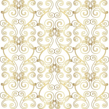 Klasik barok süsü. Retro desenli antika akanthus. Süslü kenar