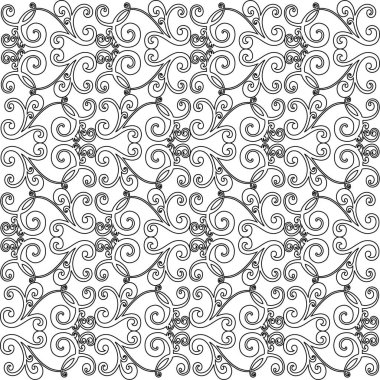 Klasik barok süsü. Retro desenli antika akanthus. Süslü kenar