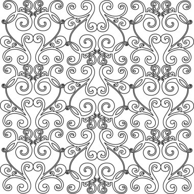 Klasik barok süsü. Retro desenli antika akanthus. Süslü kenar