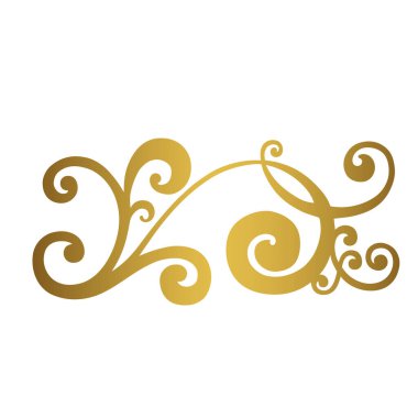 Klasik barok süsü. Retro desenli antika akanthus. Süslü kenar