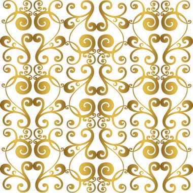 Klasik barok süsü. Retro desenli antika akanthus. Süslü kenar