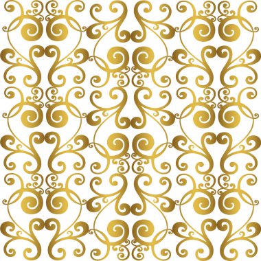 Klasik barok süsü. Retro desenli antika akanthus. Süslü kenar