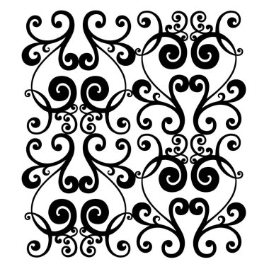 Klasik barok süsü. Retro desenli antika akanthus. Süslü kenar