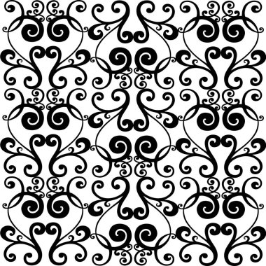 Klasik barok süsü. Retro desenli antika akanthus. Süslü kenar