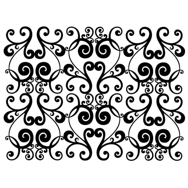 Vintage baroque ornament. Retro pattern antique style acanthus. Ornamental border — Stock Vector