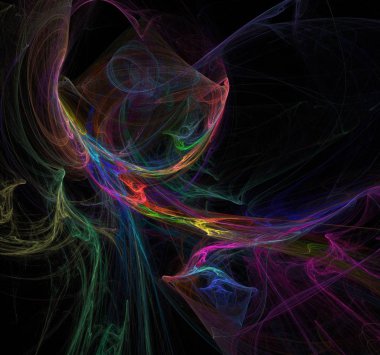 3D görüntüleme soyut dijital arkaplan. Tekstil ve tasarım için desen